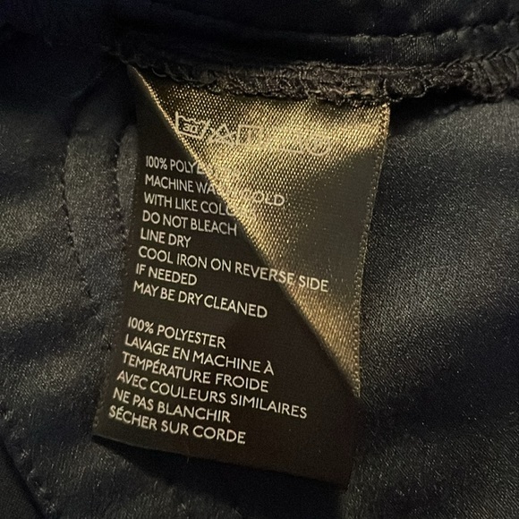 Silence + Noise Lace Up Navy Blue‎ Mini Skirt with Red Blue Stripes Size Small - Picture 6 of 6